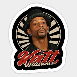 Vintage Circle Katt Williams Sticker